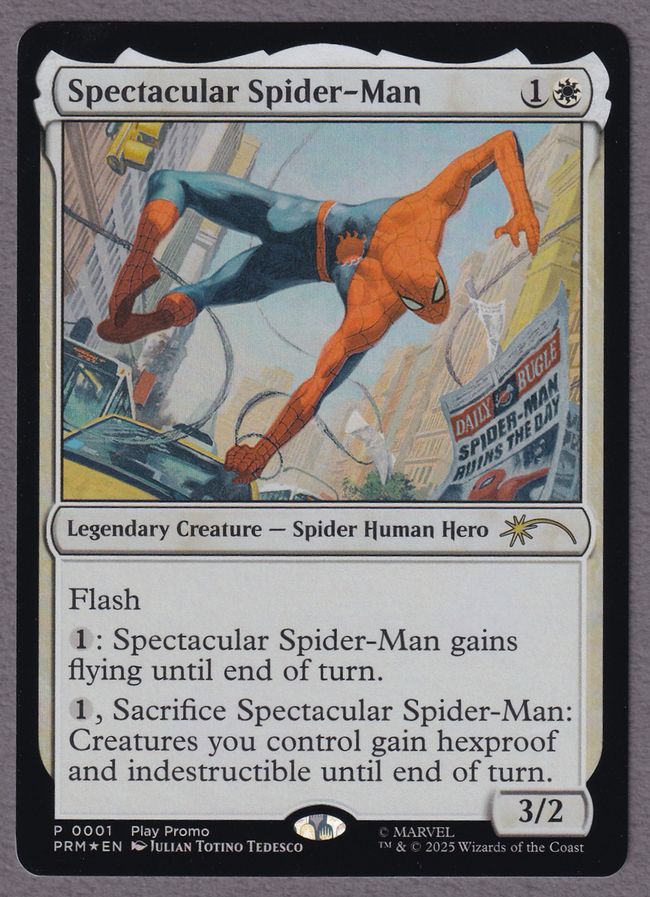 Spectacular Spider-Man - Magic: The Gathering - Spotlight Series Promo Near Mint Inglés