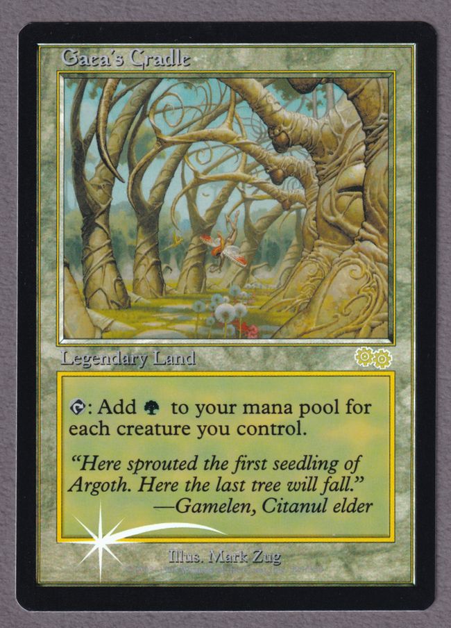 Gaea's Cradle - Magic: The Gathering - Judge Foil Near Mint Inglés