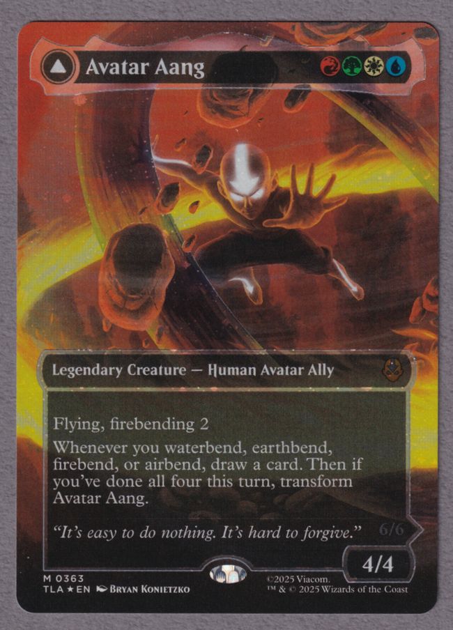 Avatar Aang - Magic: The Gathering - TLA-BF Near Mint Inglés