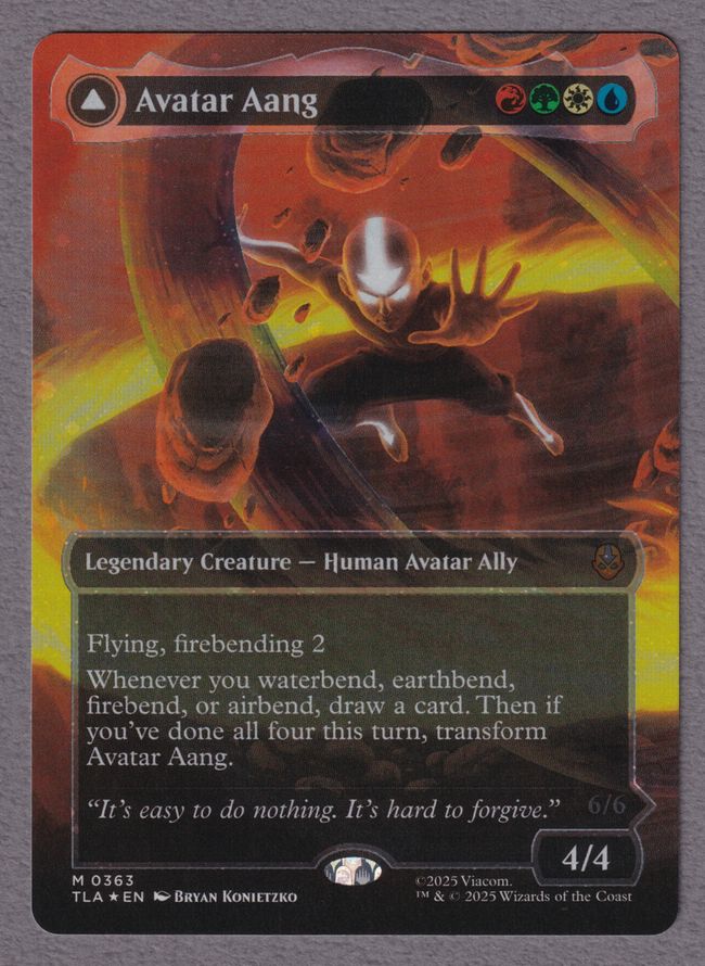 Avatar Aang - Magic: The Gathering - TLA-BF Near Mint Inglés