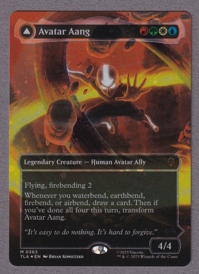 Avatar Aang - Magic: The Gathering - TLA-BF Near Mint Inglés