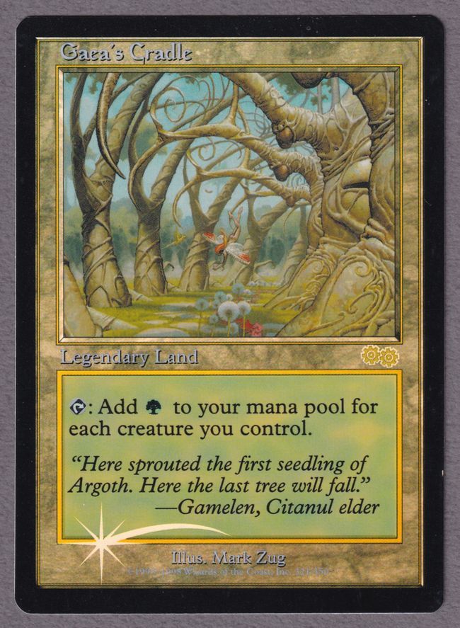 Gaea's Cradle - Magic: The Gathering - Judge Foil Near Mint Inglés
